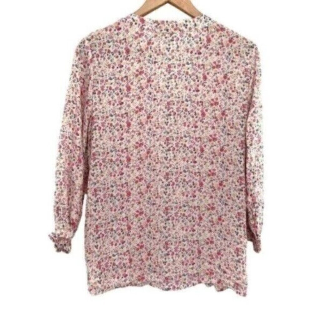 Cynthia Rowley Floral Peasant Blouse - Picture 2 of 9